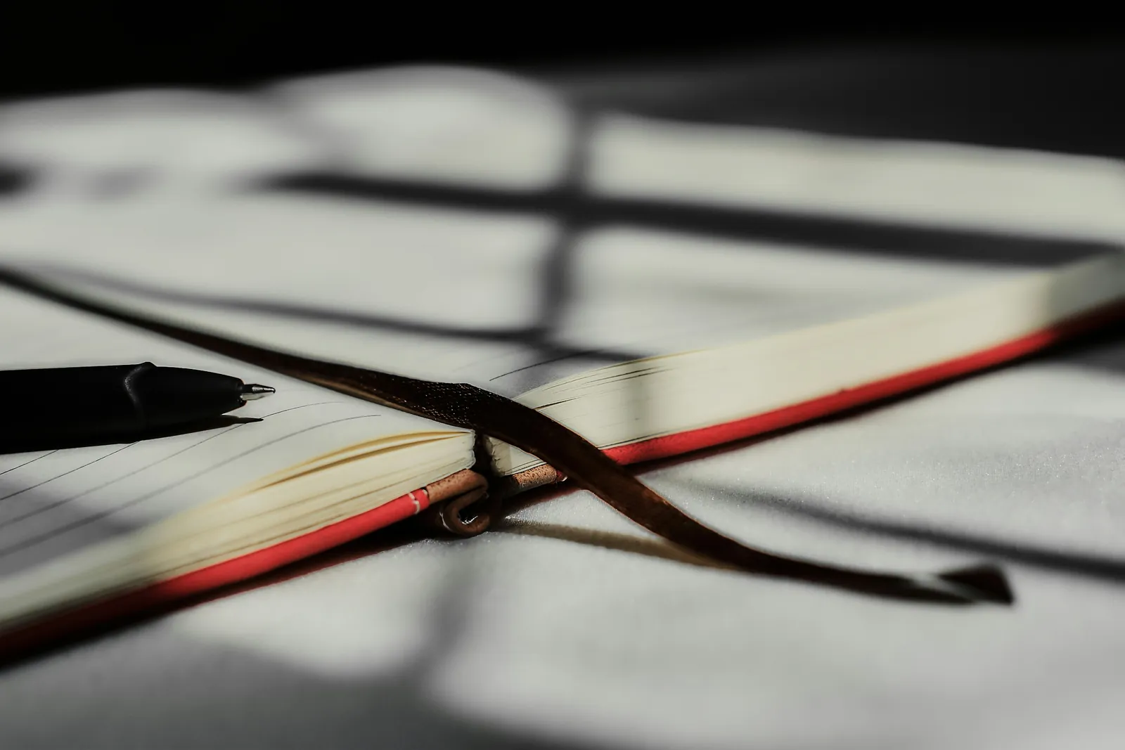 An open journal and pen in soft morning light — a moment to book yourself first